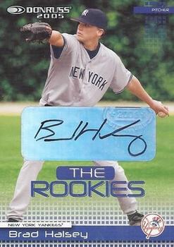 2005 Donruss - The Rookies Autographs #18 Brad Halsey Front