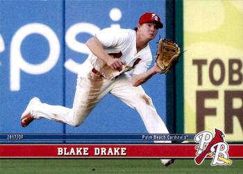 2017 Grandstand Palm Beach Cardinals #NNO Blake Drake Front