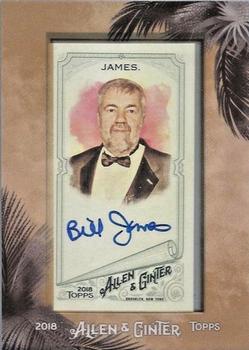 2018 Topps Allen & Ginter - Framed Mini Non-Baseball Autographs #MA-BI Bill James Front