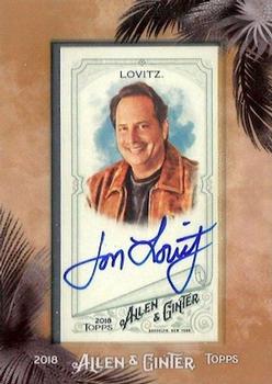 2018 Topps Allen & Ginter - Framed Mini Non-Baseball Autographs #MA-JZ Jon Lovitz Front