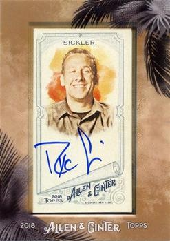 2018 Topps Allen & Ginter - Framed Mini Non-Baseball Autographs #MA-RI Ryan Sickler Front