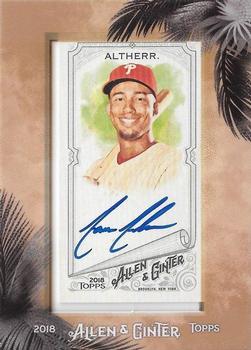 2018 Topps Allen & Ginter - Framed Mini Baseball Autographs #MA-AA Aaron Altherr Front