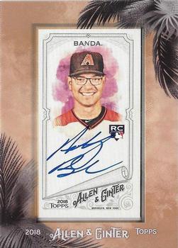 2018 Topps Allen & Ginter - Framed Mini Baseball Autographs #MA-AN Anthony Banda Front