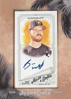 2018 Topps Allen & Ginter - Framed Mini Baseball Autographs #MA-BW Brandon Woodruff Front