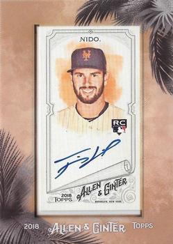 2018 Topps Allen & Ginter - Framed Mini Baseball Autographs #MA-TN Tomas Nido Front