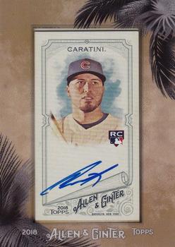 2018 Topps Allen & Ginter - Framed Mini Baseball Autographs #MA-VC Victor Caratini Front