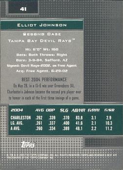 2005 Bowman's Best #41 Elliot Johnson Back
