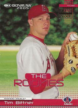 2005 Donruss - The Rookies Press Proofs Gold #31 Tim Bittner Front