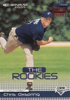 2005 Donruss - The Rookies Press Proofs Red #42 Chris Oxspring Front