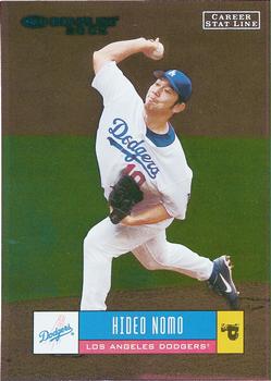 2005 Donruss - Stat Line Career #220 Hideo Nomo Front