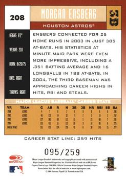2005 Donruss - Stat Line Career #208 Morgan Ensberg Back