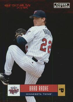 2005 Donruss - Stat Line Career #233 Brad Radke Front
