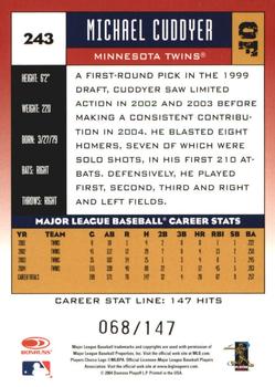 2005 Donruss - Stat Line Career #243 Michael Cuddyer Back