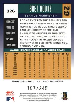 2005 Donruss - Stat Line Career #326 Bret Boone Back