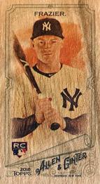 2018 Topps Allen & Ginter - Mini Exclusives Wood #384 Clint Frazier Front