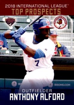 2018 Choice International League Top Prospects #02 Anthony Alford Front