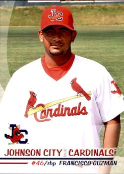 2010 Grandstand Johnson City Cardinals #13 Francisco Guzman Front