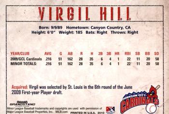 2010 Grandstand Johnson City Cardinals #15 Virgil Hill Back