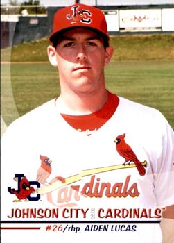 2010 Grandstand Johnson City Cardinals #18 Aiden Lucas Front