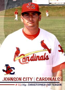 2010 Grandstand Johnson City Cardinals #23 Christopher Patterson Front