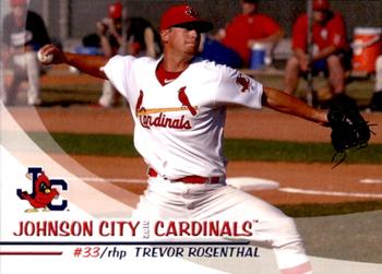 2010 Grandstand Johnson City Cardinals #27 Trevor Rosenthal Front