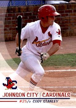 2010 Grandstand Johnson City Cardinals #30 Cody Stanley Front