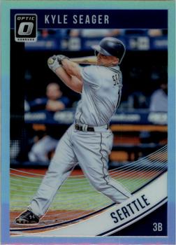 2018 Donruss Optic - Holo #136 Kyle Seager Front