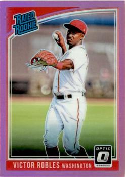 2018 Donruss Optic - Pink #42 Victor Robles Front