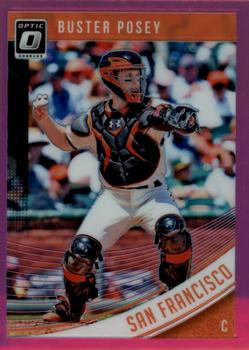 2018 Donruss Optic - Pink #133 Buster Posey Front
