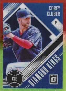 2018 Donruss Optic - Red and Yellow #5 Corey Kluber Front