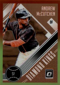 2018 Donruss Optic - Red and Yellow #24 Andrew McCutchen Front
