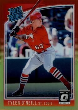 2018 Donruss Optic - Red and Yellow #57 Tyler O'Neill Front
