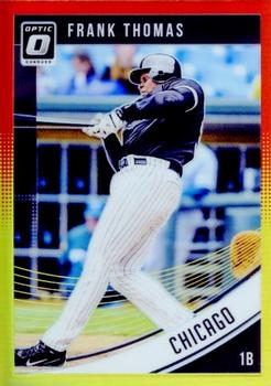 2018 Donruss Optic - Red and Yellow #81 Frank Thomas Front