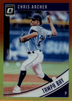2018 Donruss Optic - Red and Yellow #147 Chris Archer Front