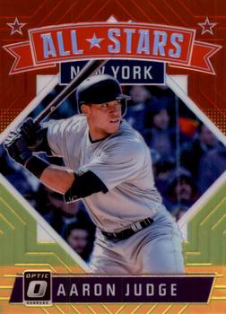 2018 Donruss Optic - Red and Yellow #171 Aaron Judge Front