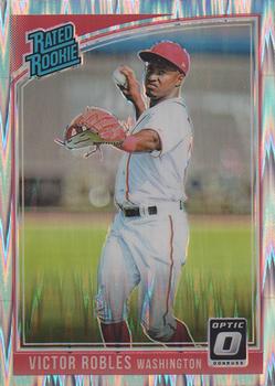 2018 Donruss Optic - Shock #42 Victor Robles Front