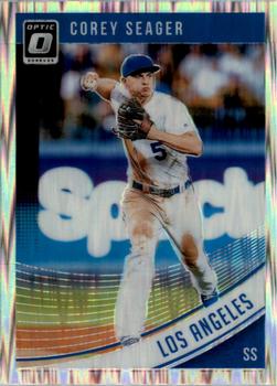 2018 Donruss Optic - Shock #124 Corey Seager Front