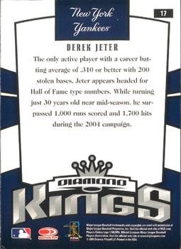 2005 Donruss #17 Derek Jeter Back