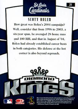 2005 Donruss #21 Scott Rolen Back