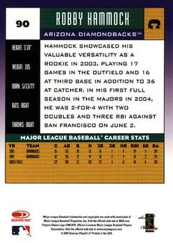 2005 Donruss #90 Robby Hammock Back