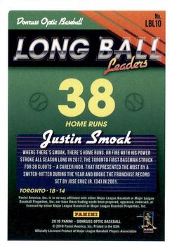 2018 Donruss Optic - Long Ball Leaders #LBL10 Justin Smoak Back