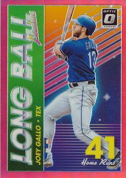 2018 Donruss Optic - Long Ball Leaders Red #LBL5 Joey Gallo Front