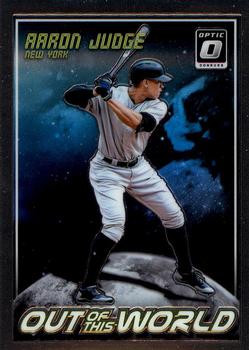 2018 Donruss Optic - Out of This World #OW1 Aaron Judge Front