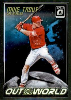 2018 Donruss Optic - Out of This World #OW3 Mike Trout Front