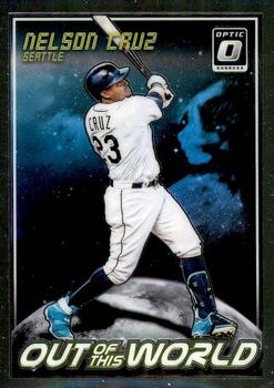 2018 Donruss Optic - Out of This World #OW15 Nelson Cruz Front