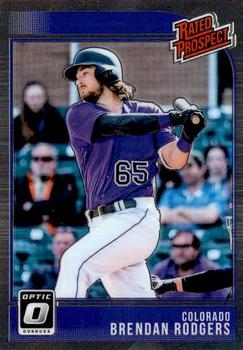 2018 Donruss Optic - Rated Prospect #RP6 Brendan Rodgers Front