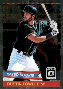 2018 Donruss Optic - Rated Rookie Retro 1984 #RR15 Dustin Fowler Front