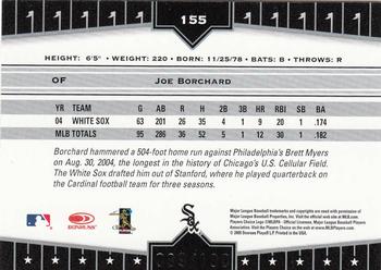 2005 Donruss Champions - Impressions Blue #155 Joe Borchard Back
