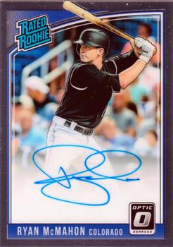 2018 Donruss Optic - Rated Rookies Signatures #RRS-RY Ryan McMahon Front