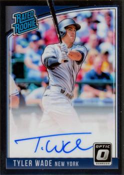 2018 Donruss Optic - Rated Rookies Signatures #RRS-TW Tyler Wade Front